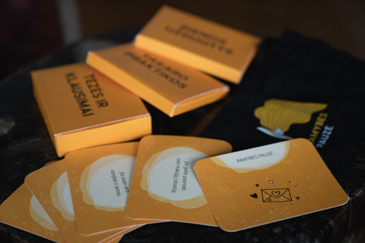 Kortelės " RAMYBĖS PAUZĖ"