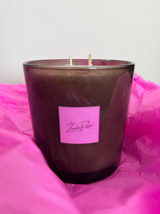 Rankų darbo sojų vaško žvakė