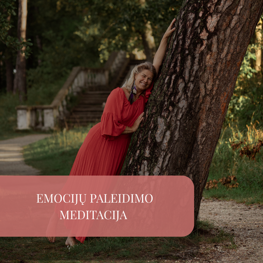 MEDITACIJA ,,Emocijų paleidimas''